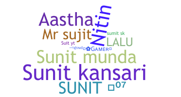 Kælenavn  - Sunit