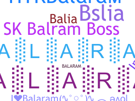 Kælenavn  - Balaram