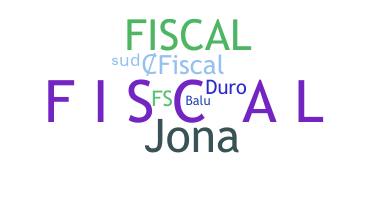 Kælenavn  - Fiscal