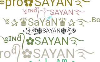 Kælenavn  - Sayan