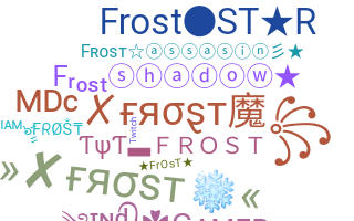Kælenavn  - Frost