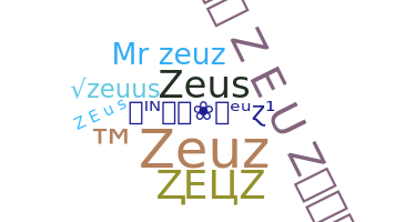 Kælenavn  - Zeuz
