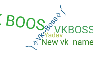Kælenavn  - vkBoss
