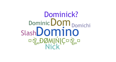 Kælenavn  - Dominick