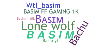 Kælenavn  - Basim