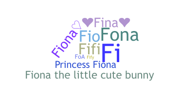 Kælenavn  - Fiona