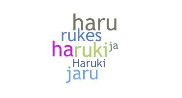 Kælenavn  - Haruki