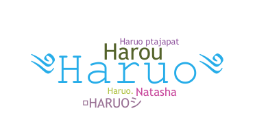 Kælenavn  - Haruo