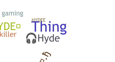 Kælenavn  - Hyde