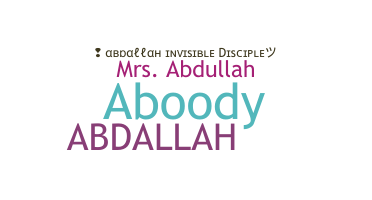 Kælenavn  - Abdallah