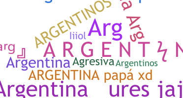 Kælenavn  - argentinos