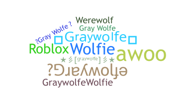 Kælenavn  - graywolfe