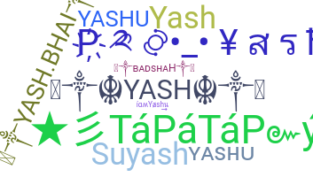 Kælenavn  - Yashu