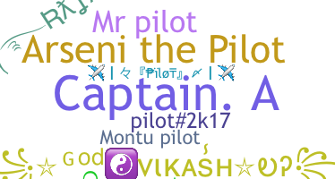 Kælenavn  - Pilot