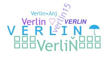 Kælenavn  - Verlin