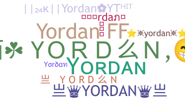 Kælenavn  - Yordan
