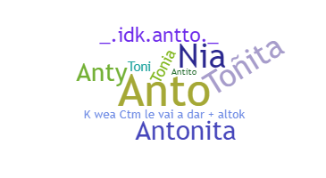 Kælenavn  - Antonia