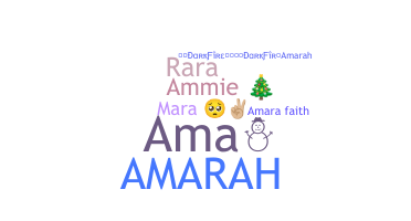 Kælenavn  - Amarah