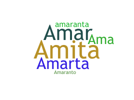 Kælenavn  - Amaranta