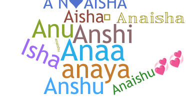 Kælenavn  - Anaisha