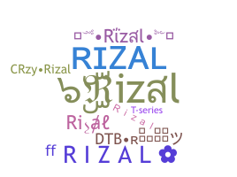 Kælenavn  - Rizal