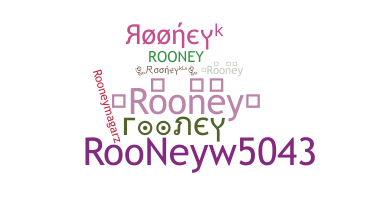 Kælenavn  - Rooney