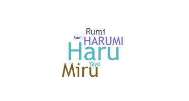 Kælenavn  - Harumi