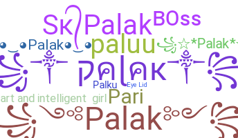 Kælenavn  - Palak