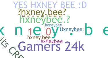 Kælenavn  - hxneybee