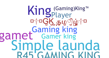Kælenavn  - Gamingking