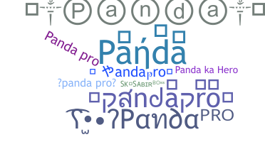 Kælenavn  - pandapro