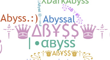 Kælenavn  - Abyss