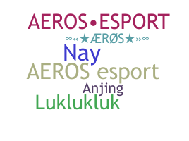 Kælenavn  - Aeros