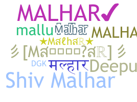 Kælenavn  - Malhar