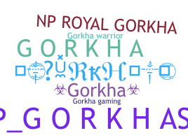 Kælenavn  - Gorkha