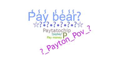 Kælenavn  - Payton