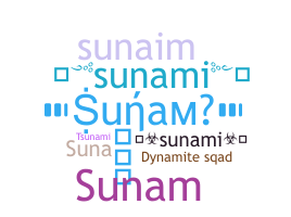 Kælenavn  - Sunami