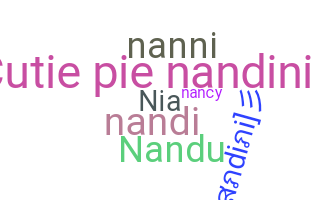 Kælenavn  - Nandini
