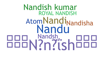 Kælenavn  - Nandish