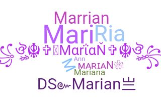 Kælenavn  - Marian