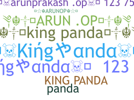 Kælenavn  - KingPanda
