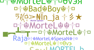 Kælenavn  - Mortel
