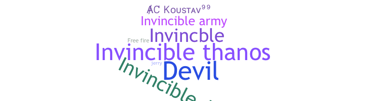 Kælenavn  - Invincible