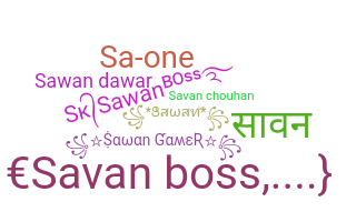 Kælenavn  - Sawan
