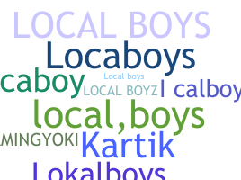 Kælenavn  - Localboys