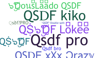 Kælenavn  - QSDF