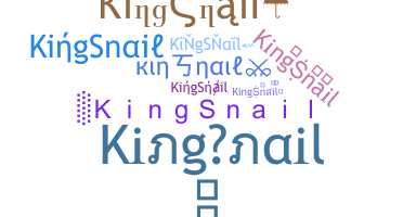 Kælenavn  - KingSnail