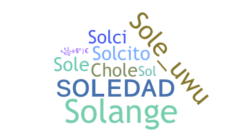 Kælenavn  - Soledad