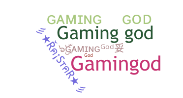 Kælenavn  - GamingGod
