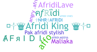 Kælenavn  - Afridi